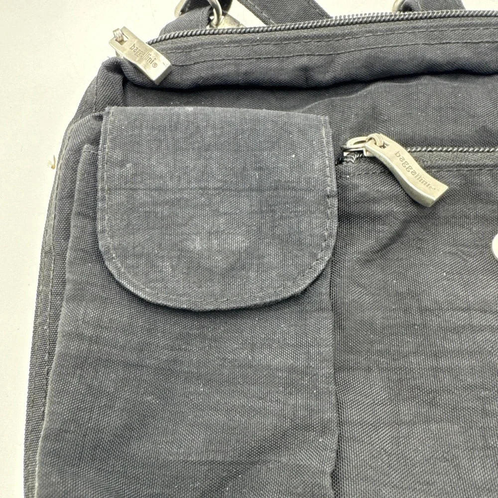 Baggallini Women's Crossbody Bag Purse Convertible Belt Loops Black‎ Pockets